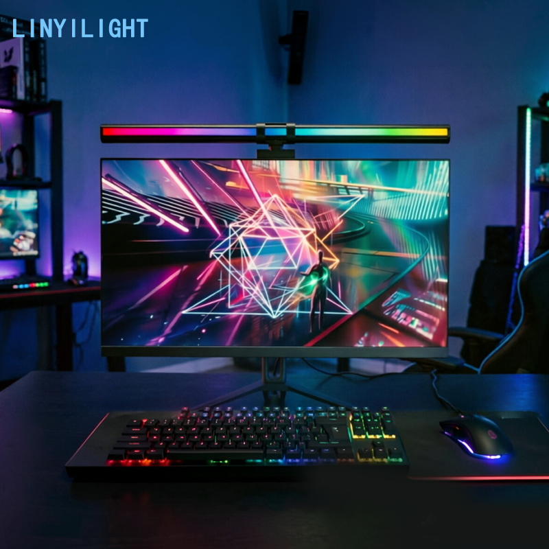 Home Office Work - شريط إضاءة LED RGB بطول 60/80
