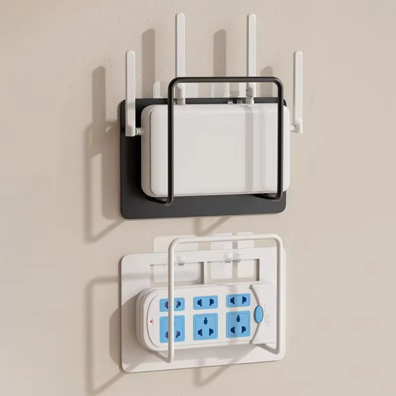 Cable Management Box - حامل جداري للراوتر مع تصميم لإدارة