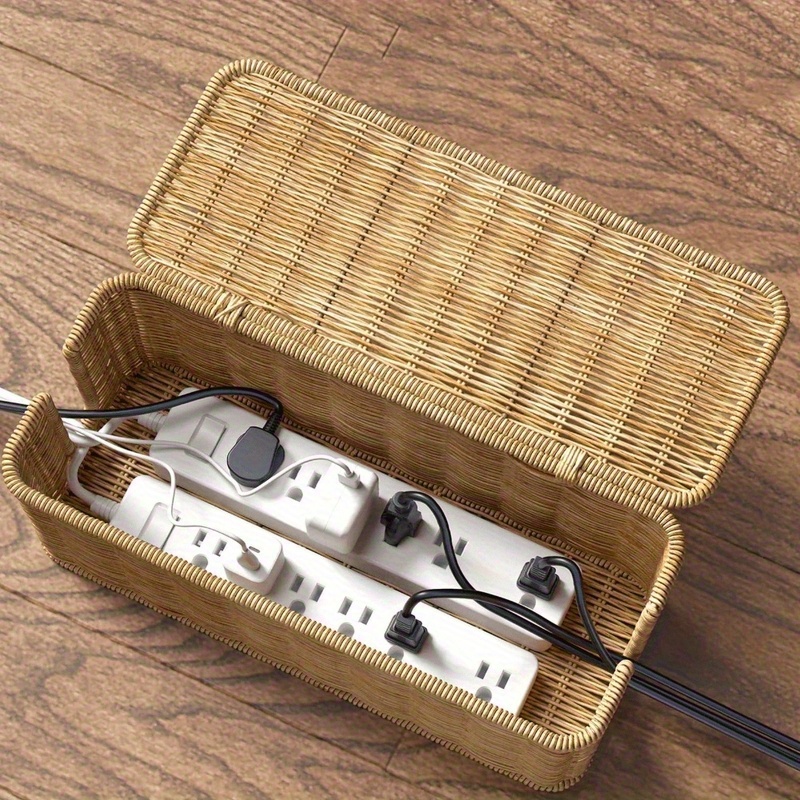 Cable Management Box - صندوق إدارة الكابلات المصنوع يدويًا من