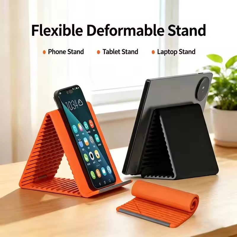 Laptop Stand Foldable - حامل هاتف محمول مرن من السيليكون
