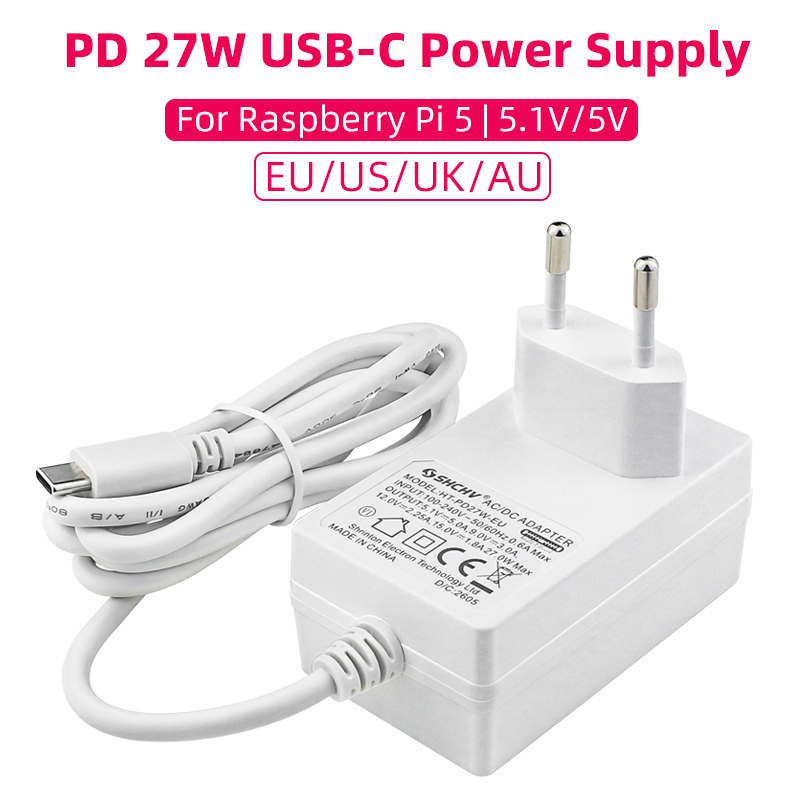 Home Office Uk - Raspberry Pi 5 5.1V 5A مصدر
