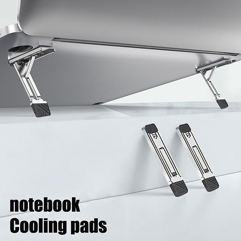 Laptop Stand Foldable - حامل كمبيوتر محمول من سبائك الزنك،