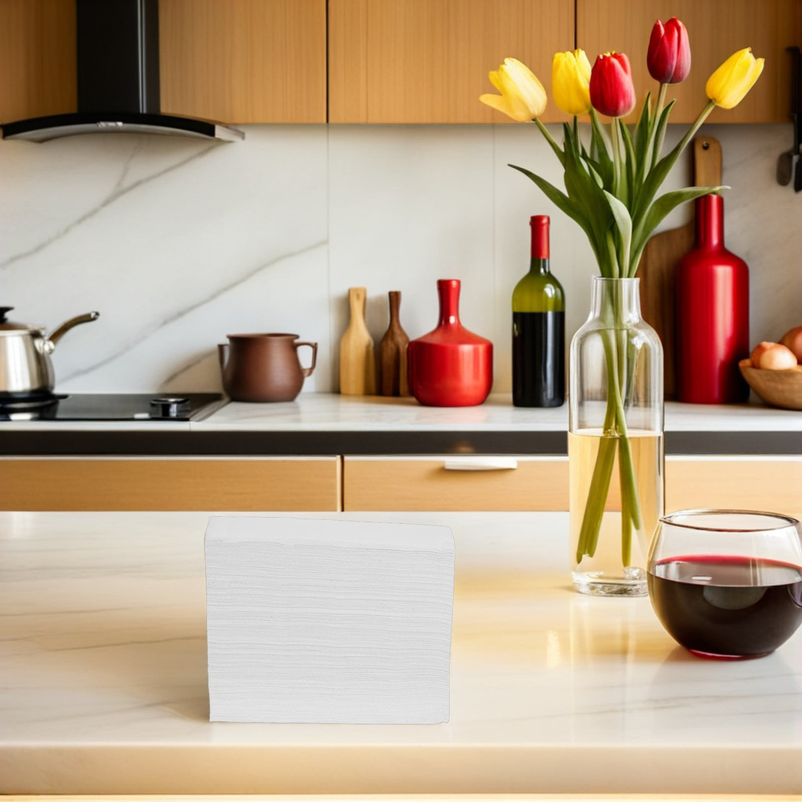 Home Office Kitchen - 400 قطعة مناديل ورقية سميكة من