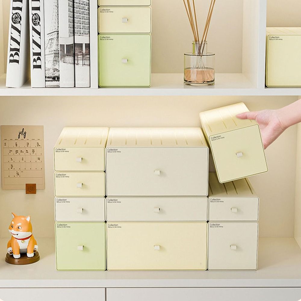 Home Office Desk With Drawers - درج منظم مكتبي ملون قابل للتكديس