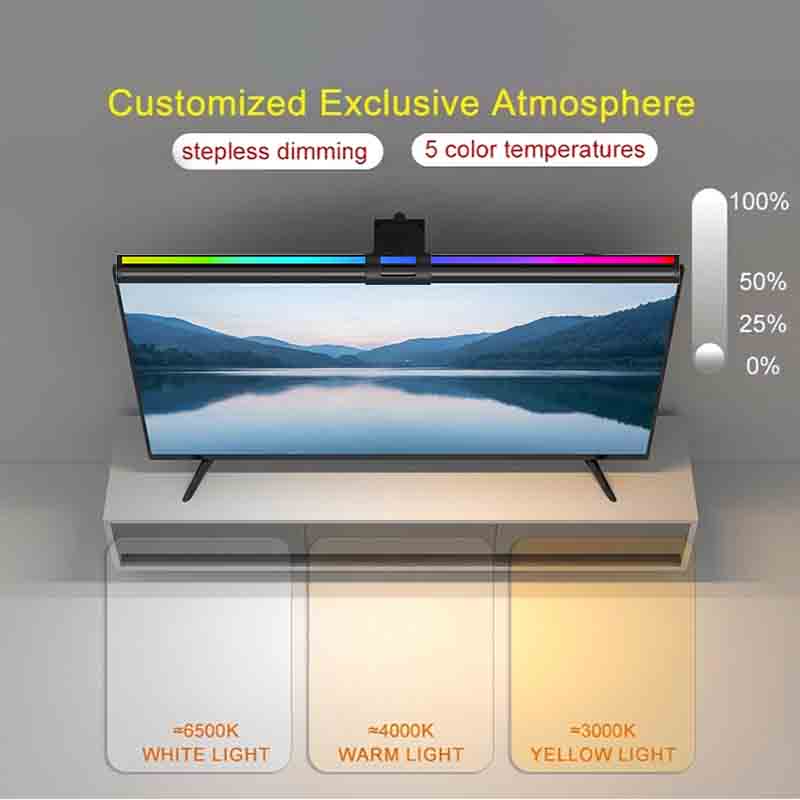 شريط إضاءة LED RGB بطول 60/80  - مراجعة Home Office Work وسعره
