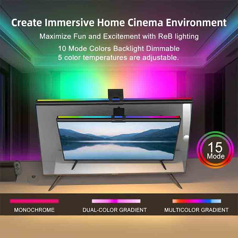 شريط إضاءة LED RGB بطول 60/80  - مراجعة Home Office Work وسعره