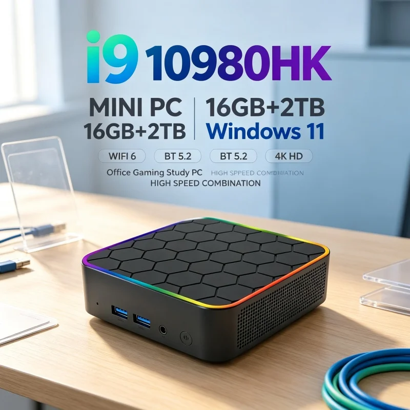 جهاز كمبيوتر صغير Intel Core I - مراجعة Home Office Windows 11 وسعره