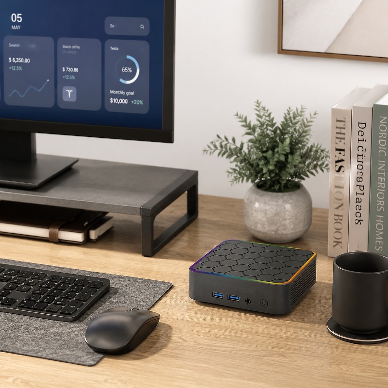 جهاز كمبيوتر صغير Intel Core I - مراجعة Home Office Windows 11 وسعره