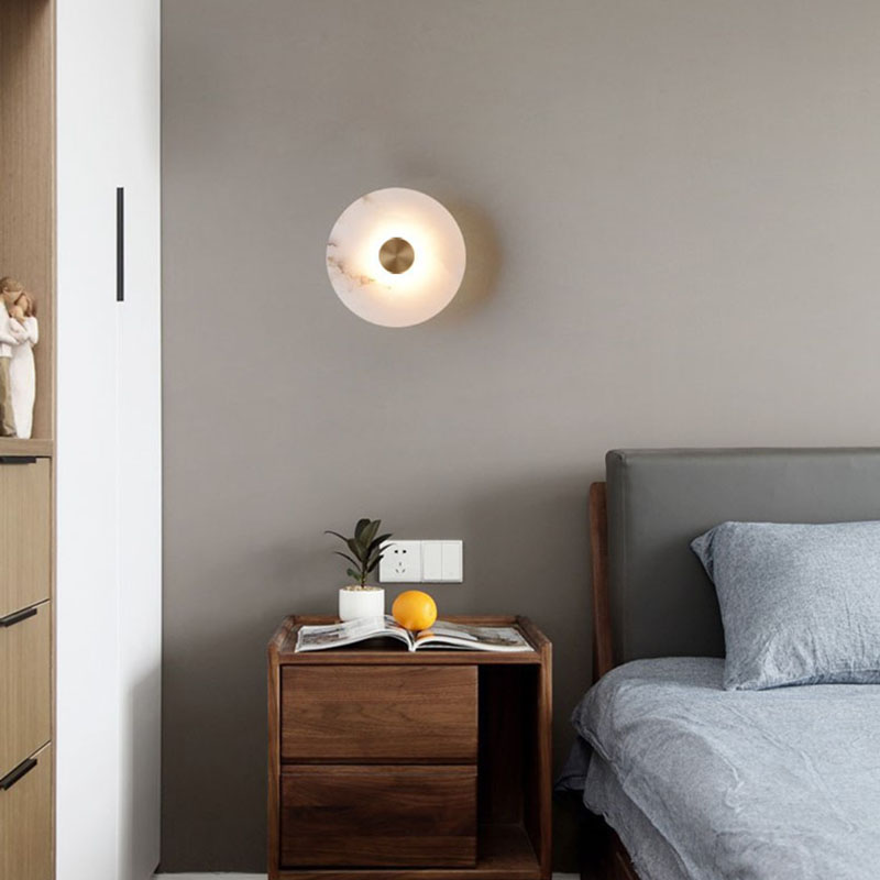 مصباح جداري LED من الحجر الطبي - مراجعة Home Office Background وسعره