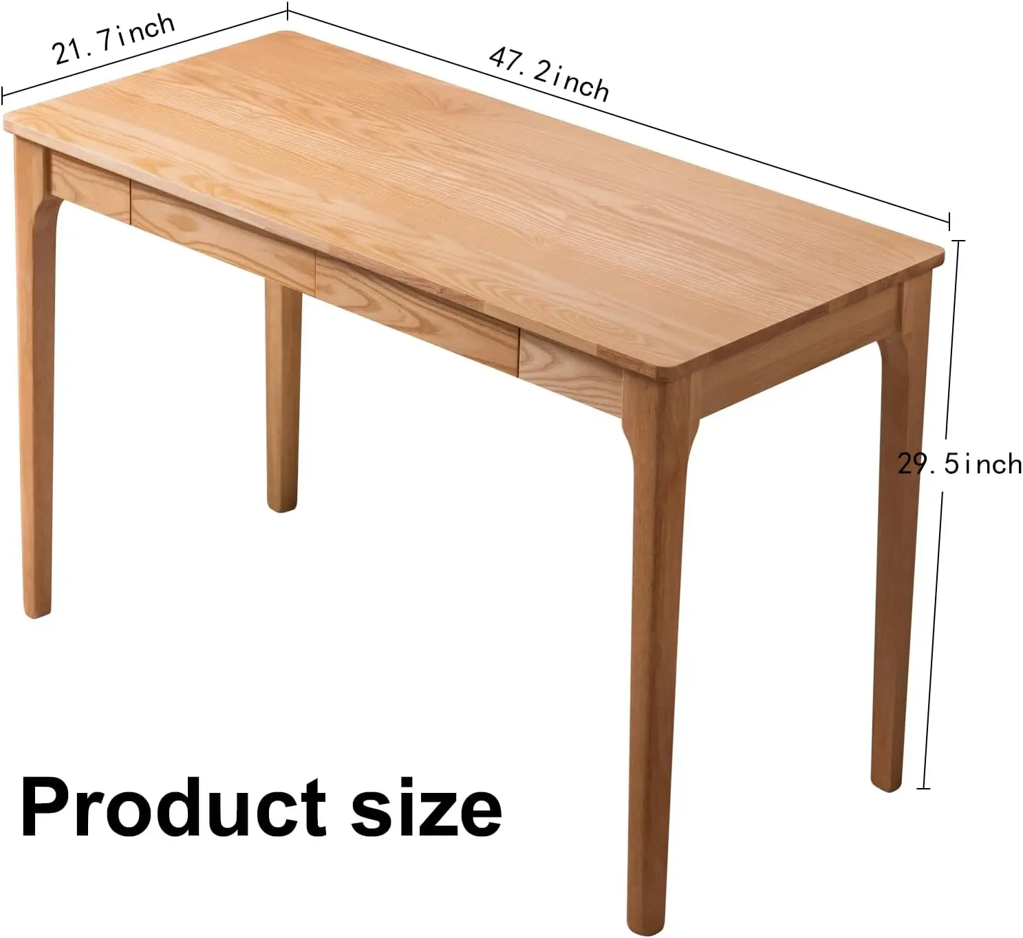 مكتب خشبي صلب مع أدراج، مكتب م - مراجعة Home Office Desk With Drawers وسعره