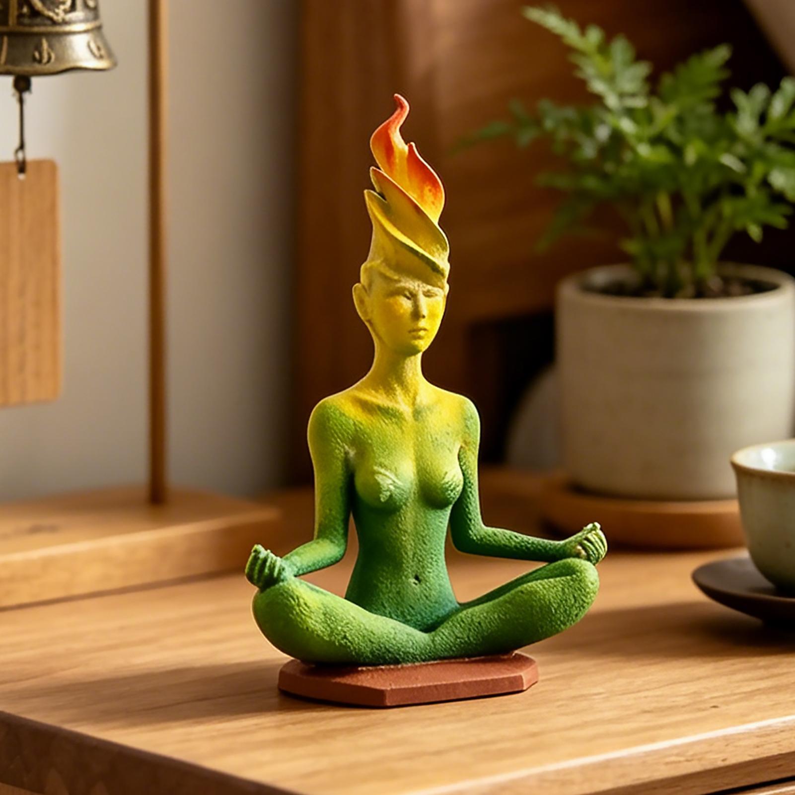 تماثيل نساء يمارسن اليوغا، منح - مراجعة Home Office Yoga Room وسعره