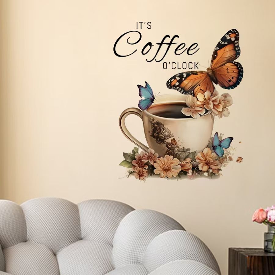 ملصقات PVC إبداعية بتصميم 'وقت - مراجعة Home Office Background وسعره