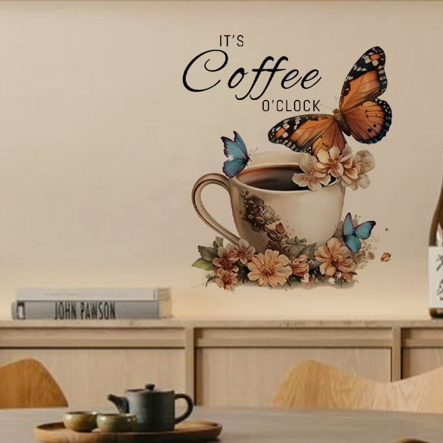 ملصقات PVC إبداعية بتصميم 'وقت - مراجعة Home Office Background وسعره