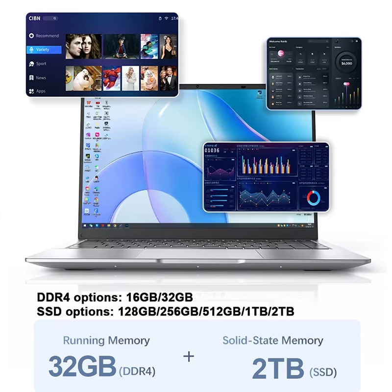 كمبيوتر محمول جديد فائق النحاف - مراجعة Home Office Windows 11 وسعره