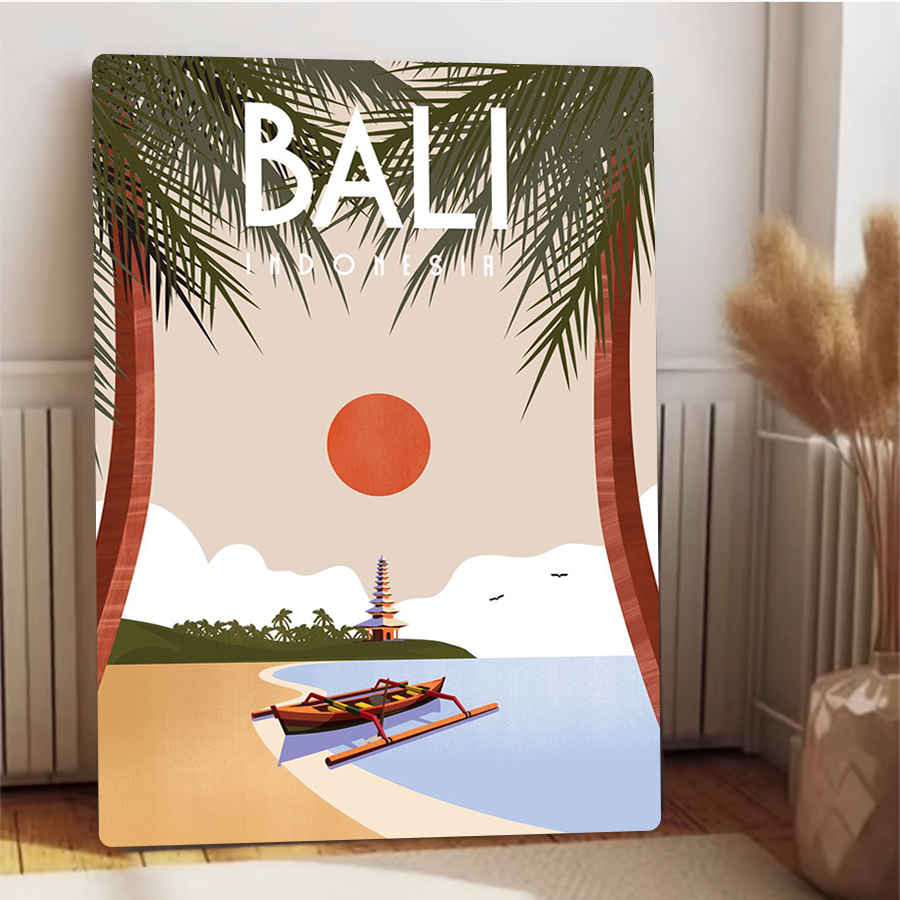بالي اندونيسيا مشهد معدني جدار - مراجعة Home Office Bali وسعره
