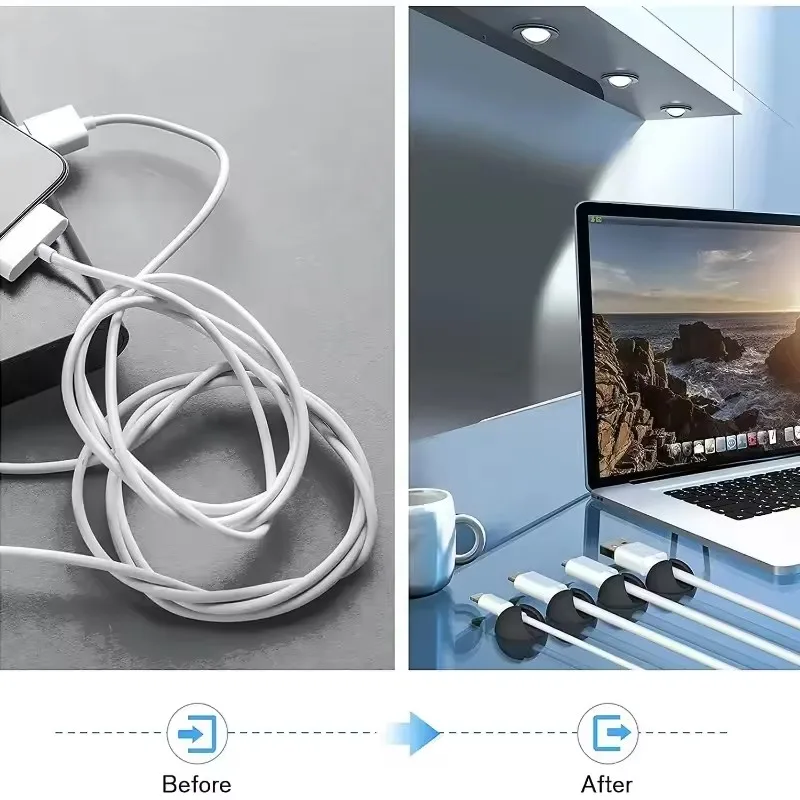5/50 قطعة مشبك كابل اللفاف الم - مراجعة Cable Management Box وسعره