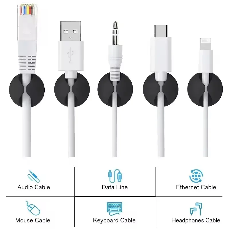 5/50 قطعة مشبك كابل اللفاف الم - مراجعة Cable Management Box وسعره