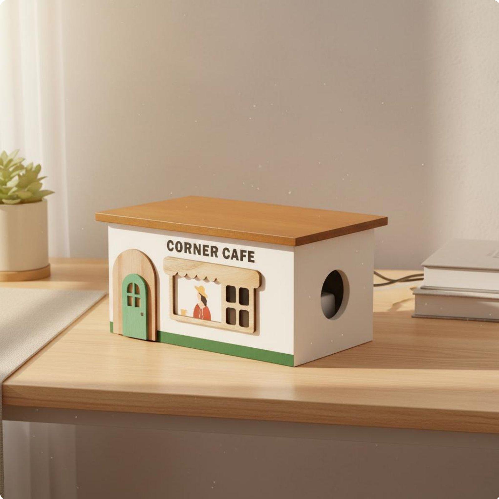 صندوق خشبي لإدارة الأسلاك، منظ - مراجعة Cable Management Box وسعره