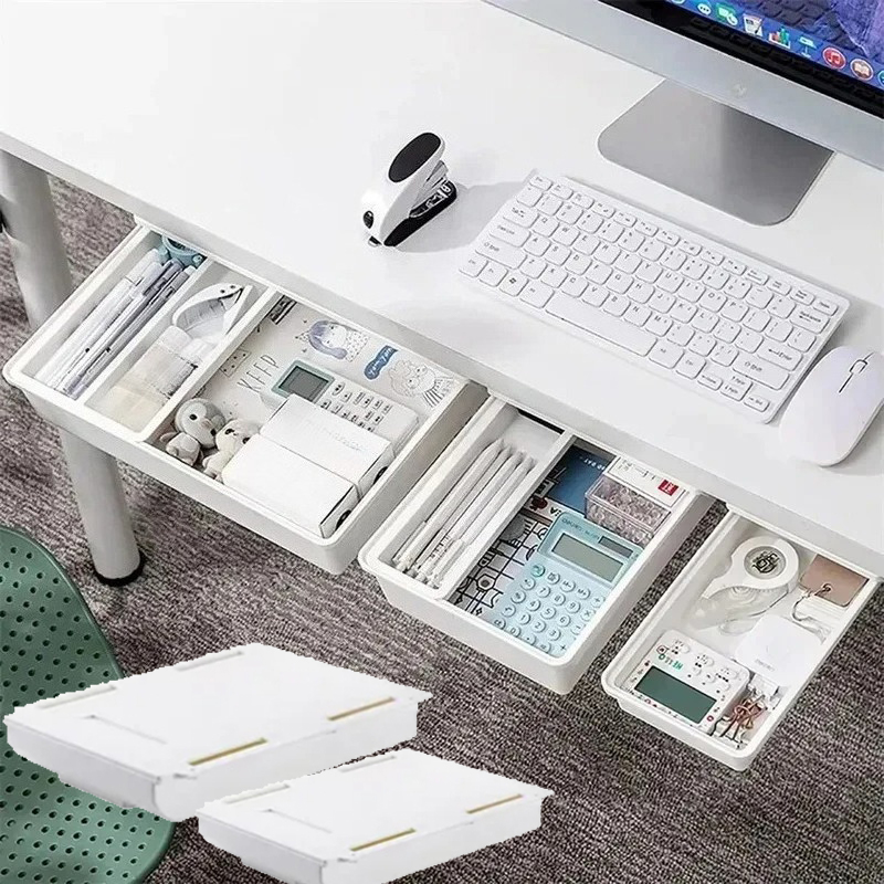 صندوق تخزين مخفي ذاتي اللصق، د - مراجعة Home Office Desk With Drawers وسعره