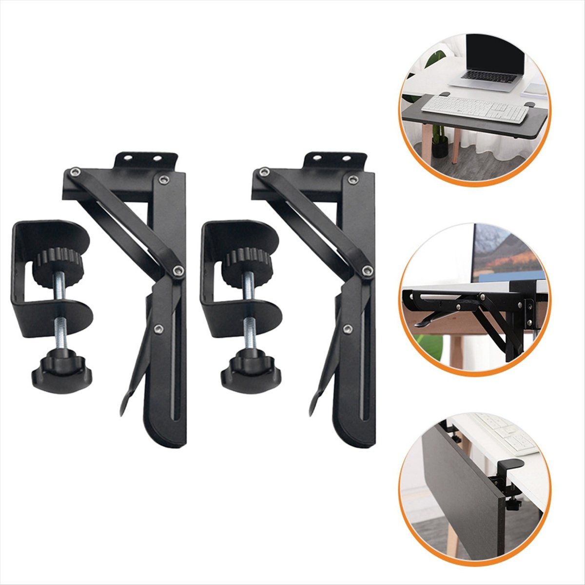 قطعتان من حامل لوحة مفاتيح الك - مراجعة Laptop Stand Foldable وسعره