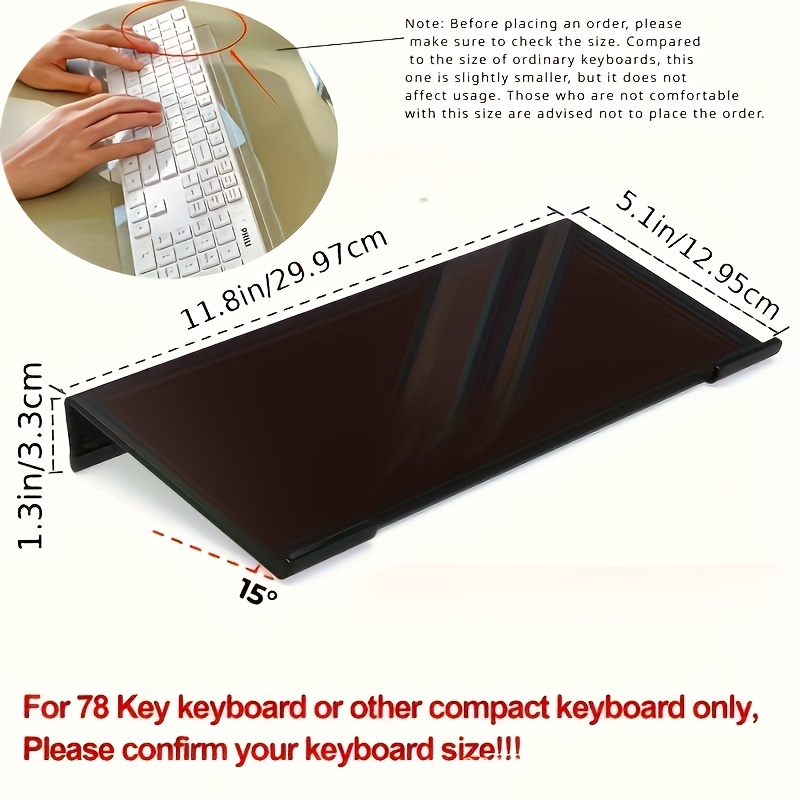 حامل لوحة مفاتيح أكريليك، منظم - مراجعة Home Office Keyboard وسعره