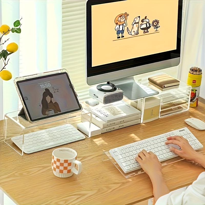 حامل لوحة مفاتيح أكريليك، منظم - مراجعة Home Office Keyboard وسعره