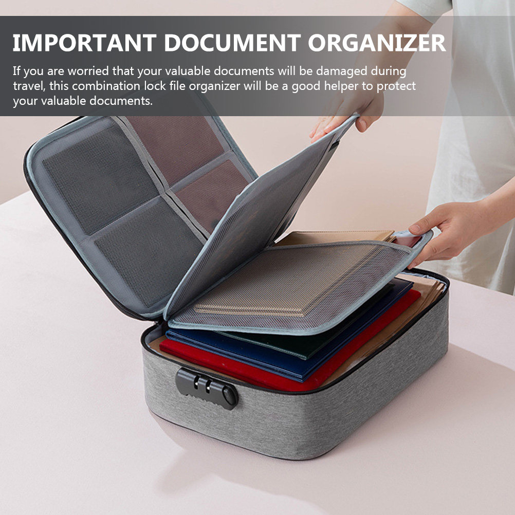 صندوق أمان محمول للوثائق مع قف - مراجعة Home Office Travel Document وسعره