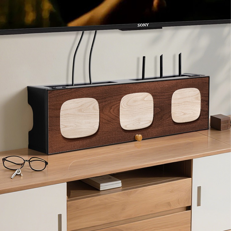 صندوق منظم راوتر واي فاي مع حا - مراجعة Cable Management Box وسعره