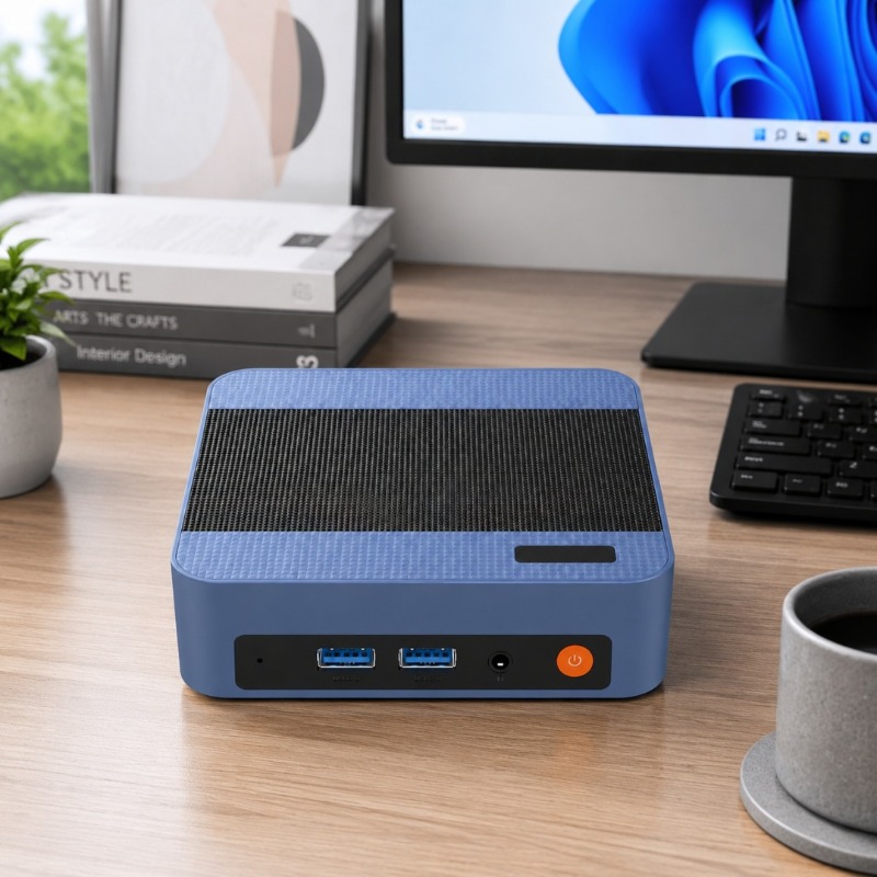 كمبيوتر مكتبي صغير ملون من إنت - مراجعة Home Office Windows 11 وسعره