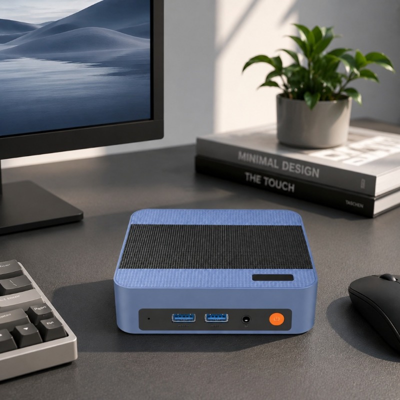 كمبيوتر مكتبي صغير ملون من إنت - مراجعة Home Office Windows 11 وسعره