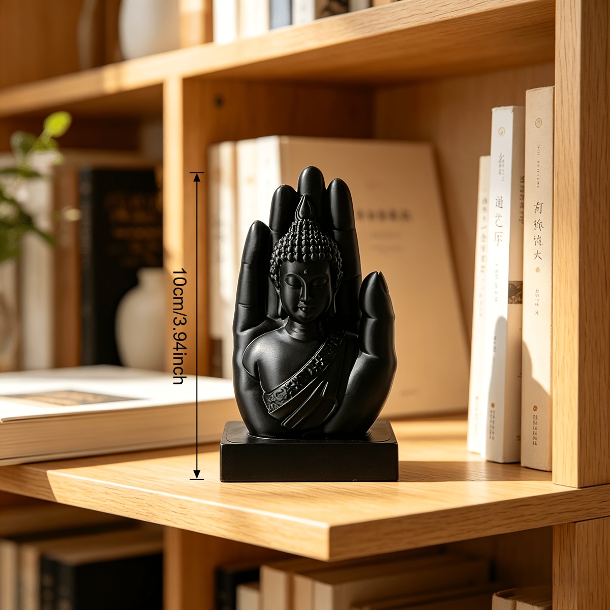 تمثال بوذا على شكل كف اليد بأس - مراجعة Home Office Yoga Room وسعره