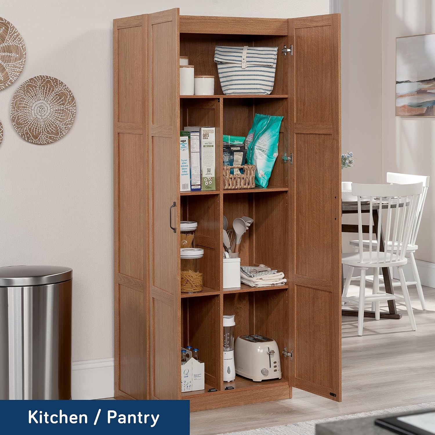 خزانة تخزين طويلة، وحدة تنظيم  - مراجعة Home Office Kitchen وسعره