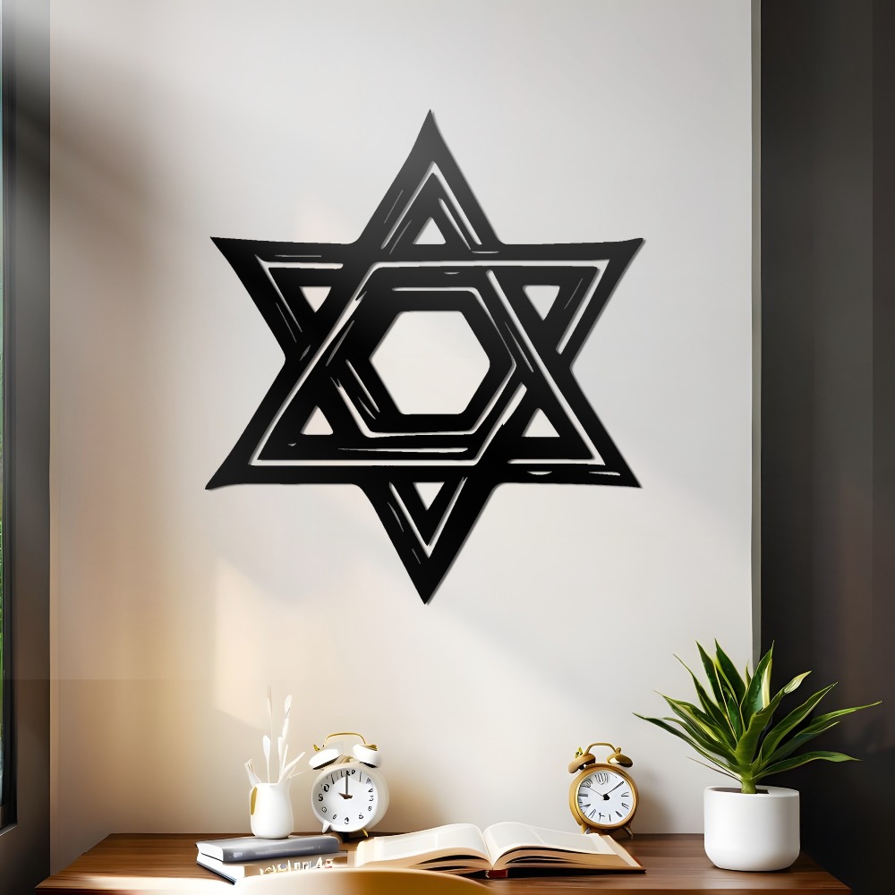 لوحة جدارية معدنية على شكل نجم - مراجعة Home Office Free وسعره