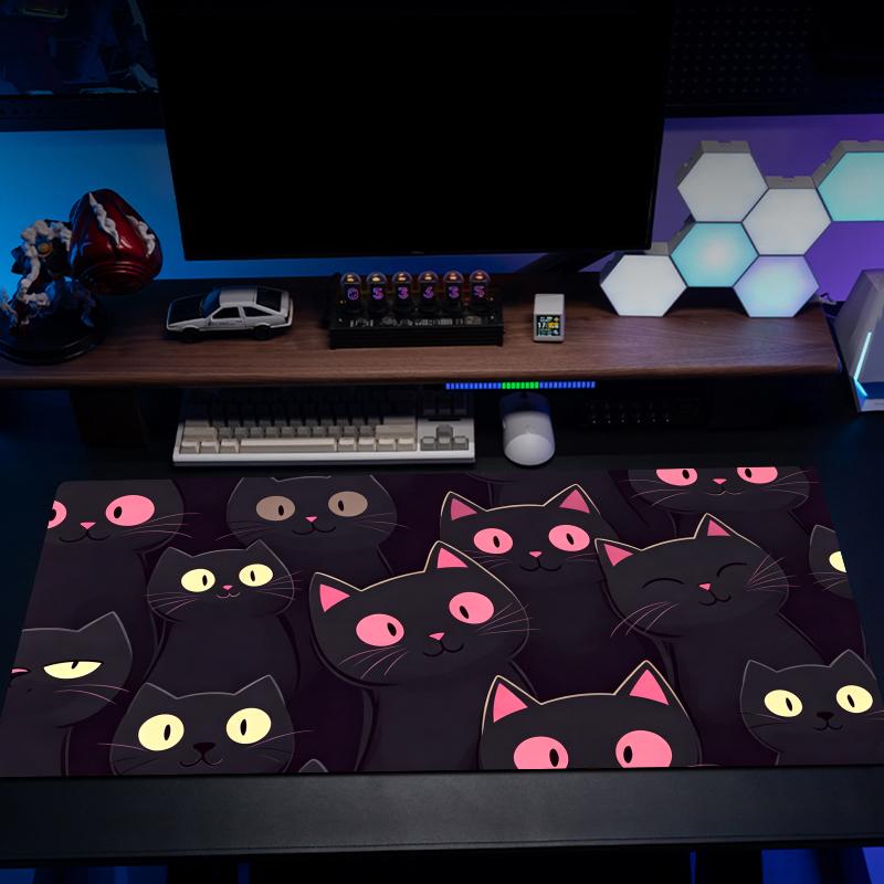 سجادة ماوس كبيرة بتصميم قطة سو - مراجعة Home Office Keyboard وسعره