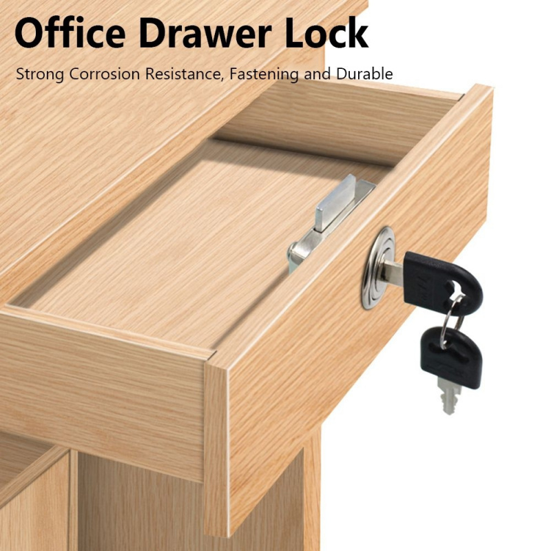 قفل درج من سبائك الزنك مضاد لل - مراجعة Home Office Desk With Drawers وسعره