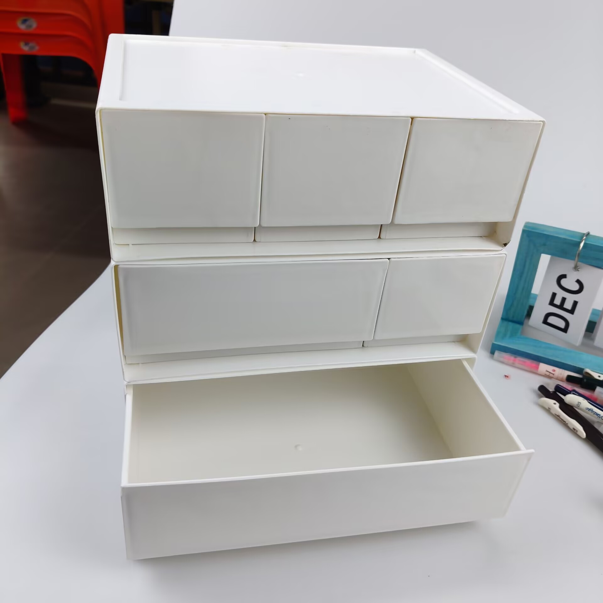 صندوق تخزين سطح المكتب، درج، ر - مراجعة Home Office Desk With Drawers وسعره