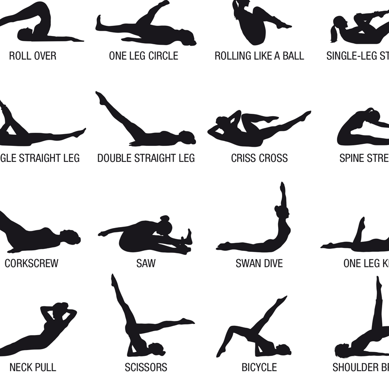 ملصق لوحة تدريبات البيلاتس بدو - مراجعة Home Office Yoga Room وسعره