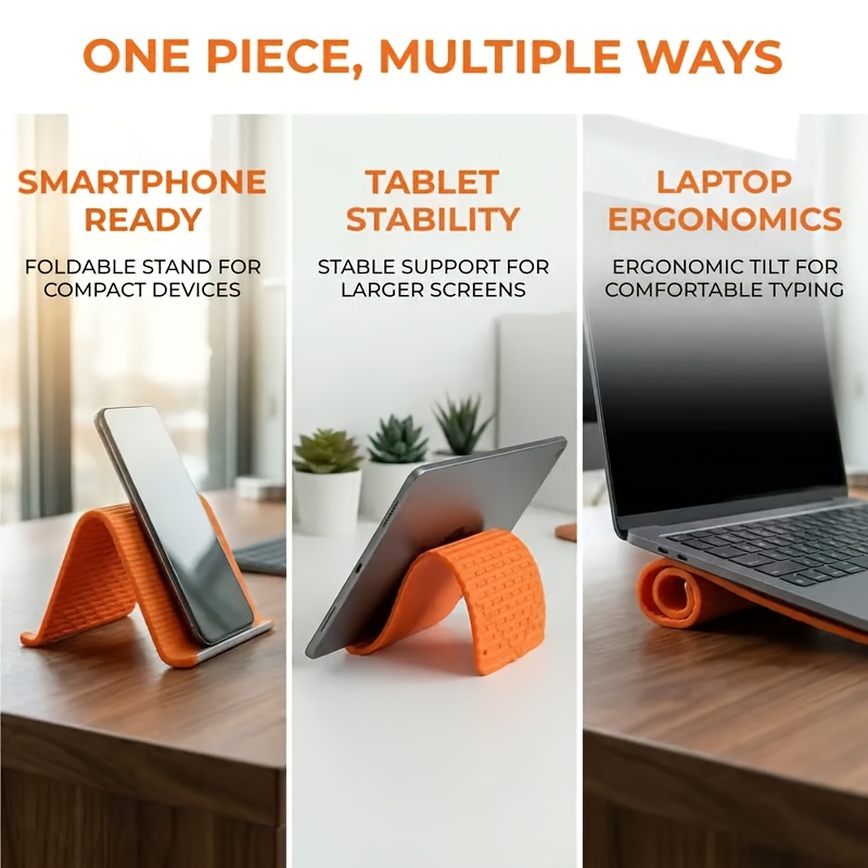 حامل هاتف مرن قابل للطي، حامل  - مراجعة Laptop Stand Foldable وسعره