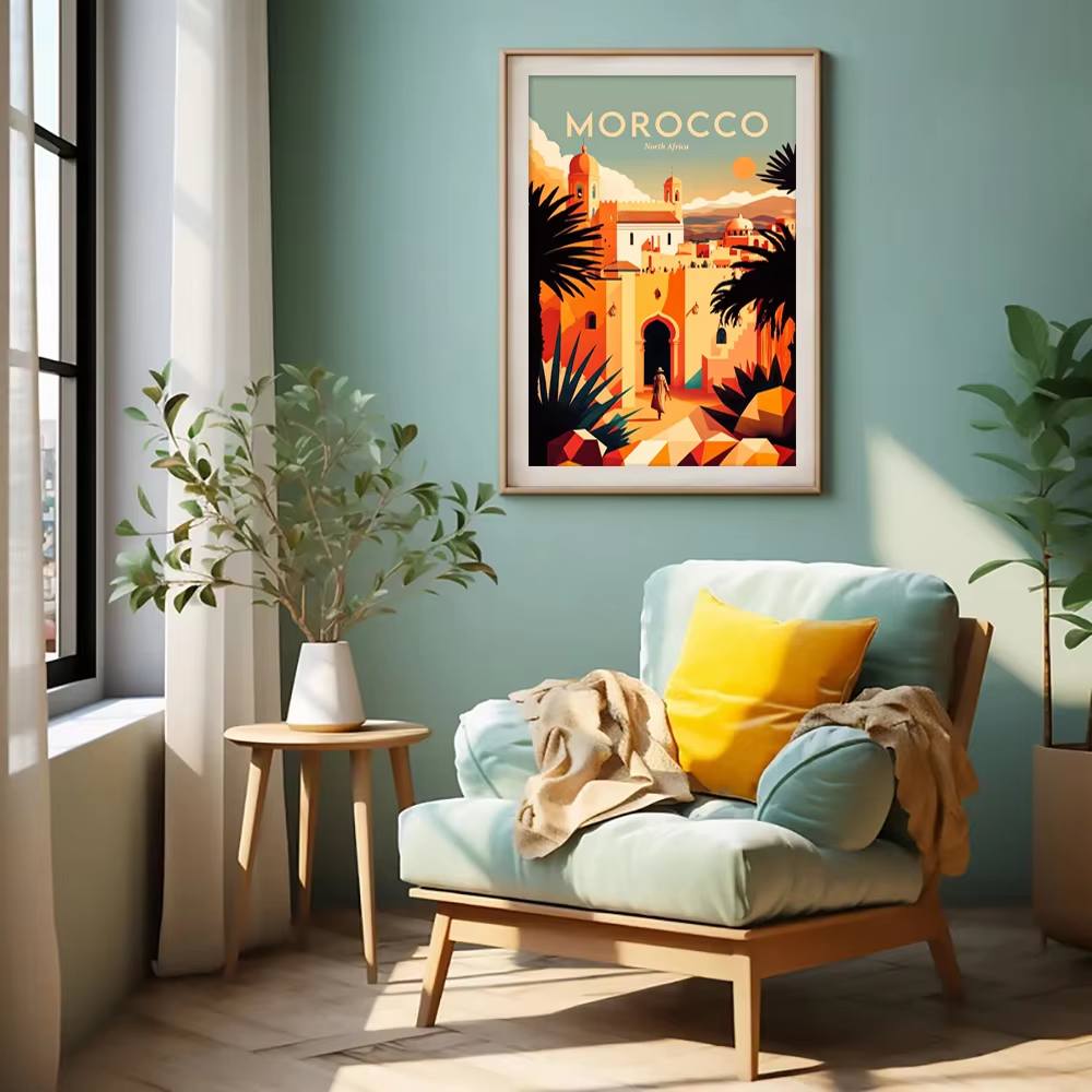 لوحة فنية مطبوعة بتصميم بالي - - مراجعة Home Office Bali وسعره