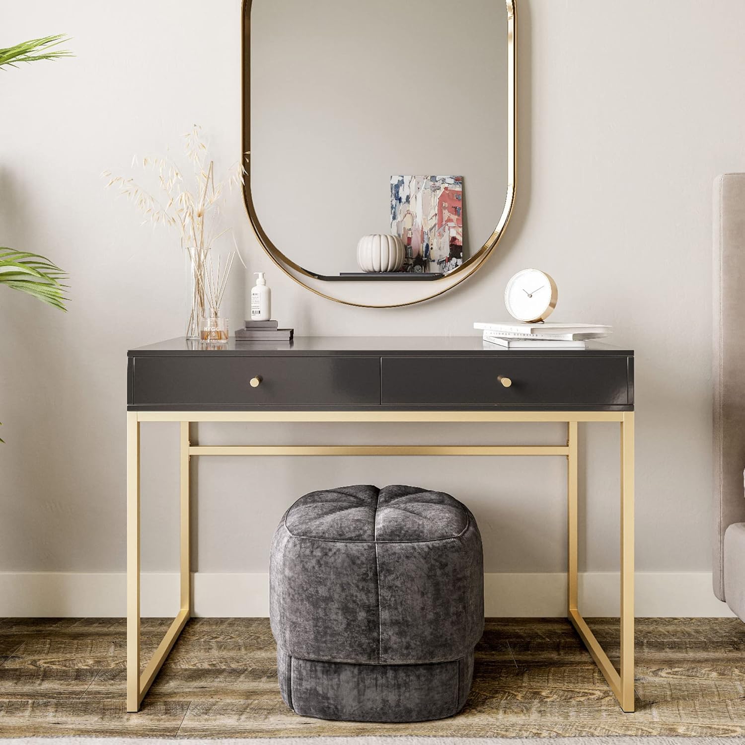 طاولة مكياج أو مكتب منزلي بطول - مراجعة Home Office Desk With Drawers وسعره