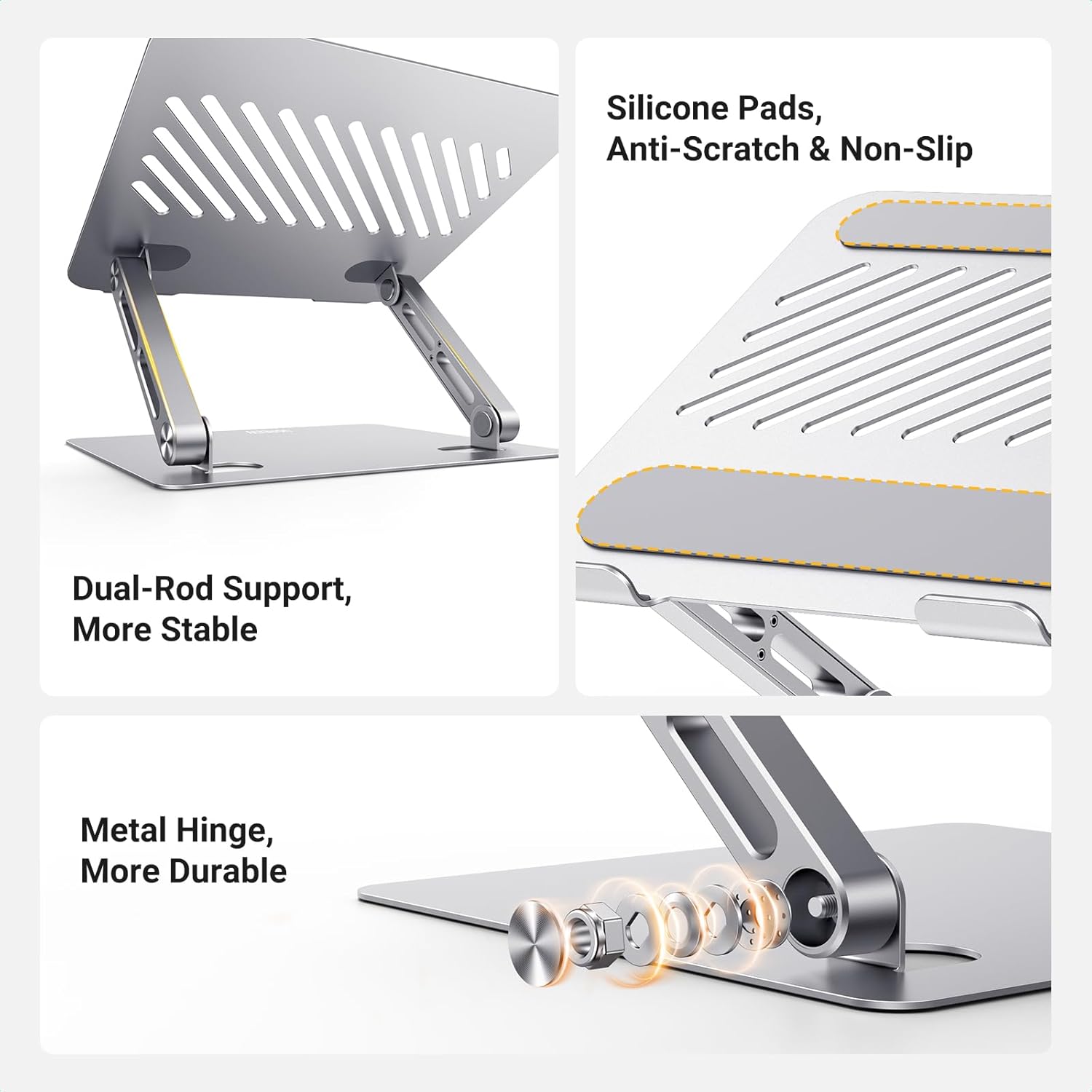 حامل كمبيوتر محمول UGREEN، حام - مراجعة Laptop Stand Foldable وسعره