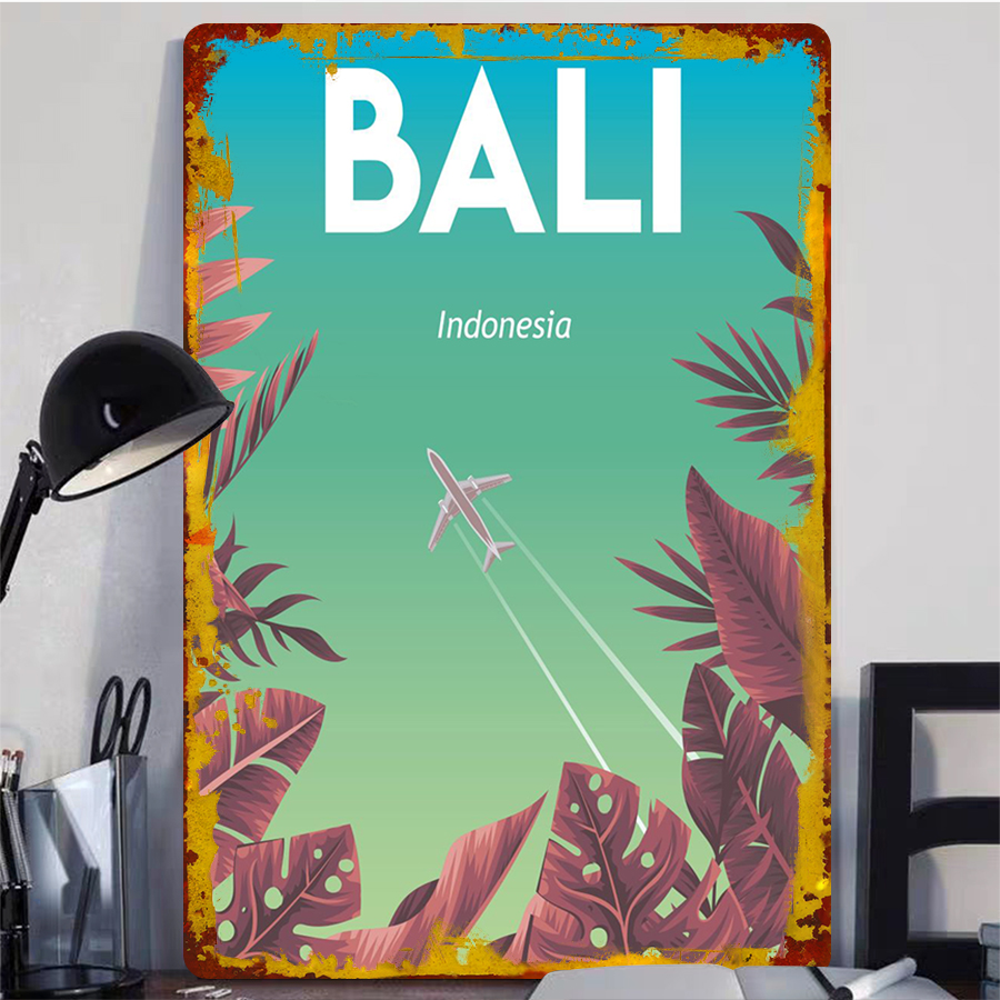 بالي اندونيسيا مشهد معدني جدار - مراجعة Home Office Bali وسعره